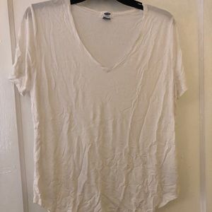 Old Navy white shirt size L
